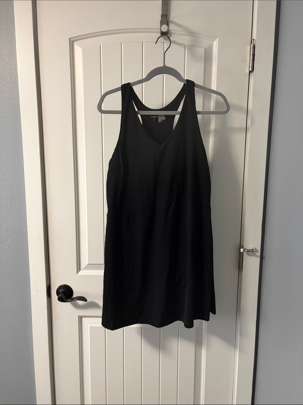 Soma Black Tank Dress with shorts and pockets